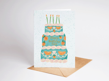 Load image into Gallery viewer, Happy Birthday Cutie Cake Card