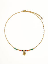 Load image into Gallery viewer, Ariel Sun Necklace with Beads