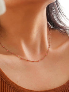 Dana Beaded Petite Chain Necklace