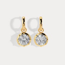 Load image into Gallery viewer, Celeste Charm Huggies