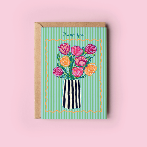 Thank You Tulips Card