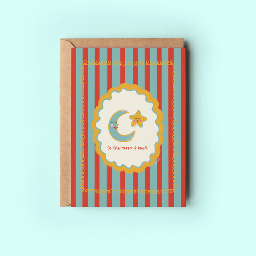 To The Moon and Back Card