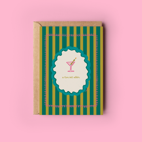 A Tini Bit Older Birthday Card
