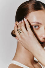 Load image into Gallery viewer, Pyrite Emmeline Gold Wrap Ring