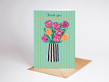 Load image into Gallery viewer, Thank You Tulips Card