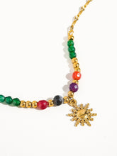 Load image into Gallery viewer, Ariel Sun Necklace with Beads