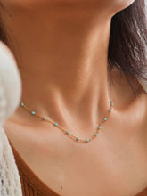 Load image into Gallery viewer, Dana Beaded Petite Chain Necklace