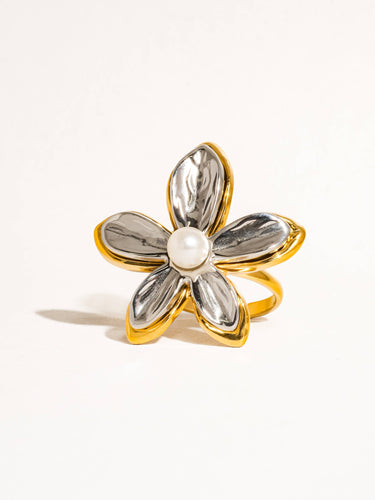 Pearl Flower Ring