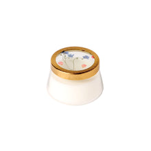 Load image into Gallery viewer, Apricot Rose Medium Pressed Flower Candle