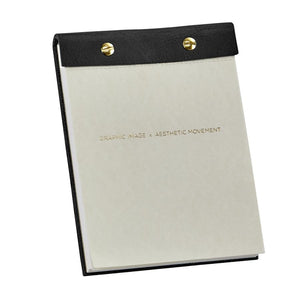 Large Black Desk Note Pad