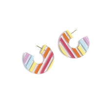 Load image into Gallery viewer, Rainbow Hoops