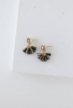 Load image into Gallery viewer, Smoke Crystal Confetti Earrings
