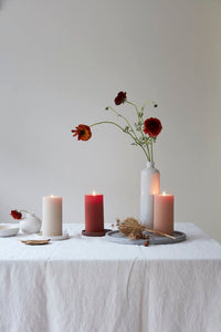 Fancy Pillar Candle - Petal