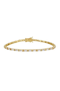 Gigi Baguette Tennis Bracelet