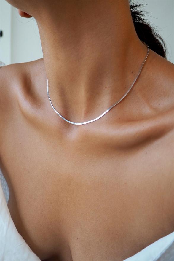 Reggie Silver Thin Chain