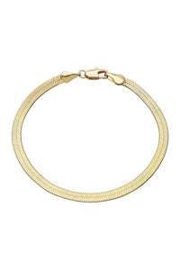 Reggie Gold Thick Bracelet