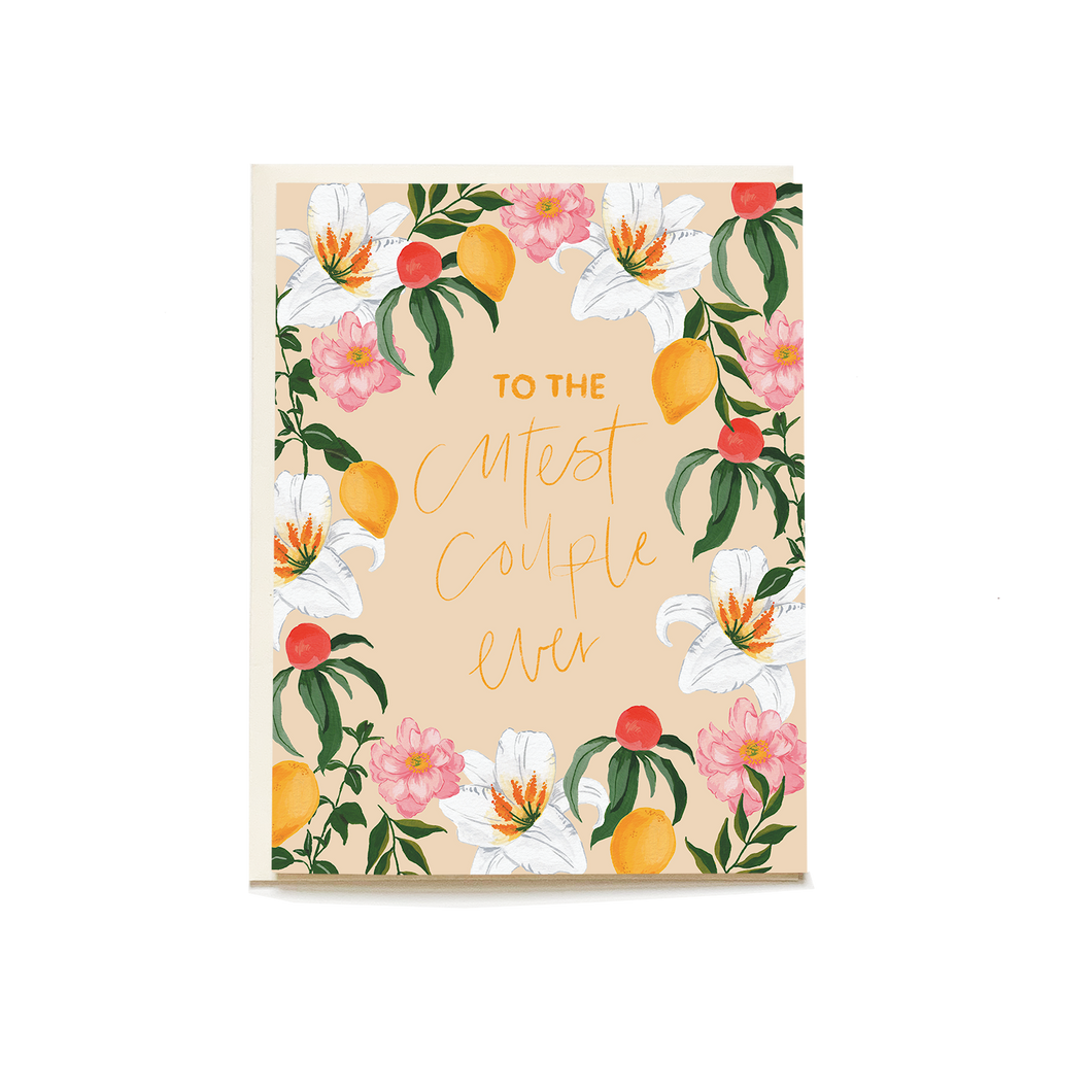 Cutest Couple Ever Wedding Card