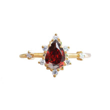 Load image into Gallery viewer, Garnet Crush Ring