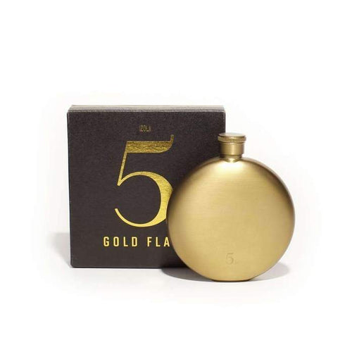 Gold 5oz Flask