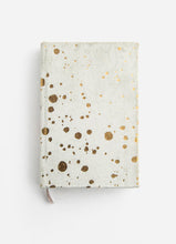 Load image into Gallery viewer, Paint Splatter Mint Mini Velvet Notebook