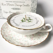 Load image into Gallery viewer, Rice Flower Teacup Candle