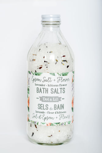 Lavender + Hibiscus Bath Salt