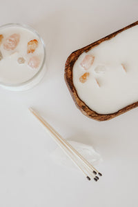 Brown Crystal Dough Bowl - Teakwood and Orange Blossom