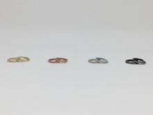 Load image into Gallery viewer, Gunmetal Eternity Earrings