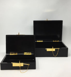 Black Wood Box Set