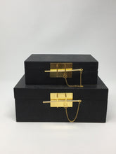 Load image into Gallery viewer, Black Wood Box Set