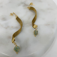 Load image into Gallery viewer, Dani Golden Grass Earrings