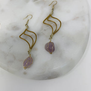 Susanne Golden Grass Earrings