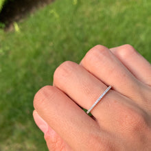 Load image into Gallery viewer, Silver Eternity Ring